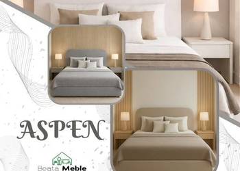 NOWOŚĆ| Łóżko tapicerowane ASPEN 160x200 z pojemnikiem | PROMOCJA 1 699 zł