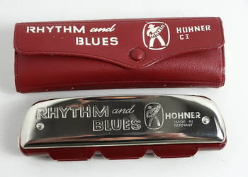 Unikatowa Harmonijka Ustna Vintage HOHNER Rhythm and Blues + Etui