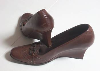 EBATA Skórzane Buty Skóra Mokasyny NOWE 39 40