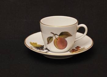 Zestaw kawowy angielski Royal Worcester Evesham Gold