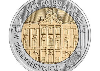 Moneta 5 zł Pałac Branickich w Białymstoku