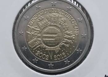 2 Euro Niemcy 2012 r.-10 lat Euro - men.G