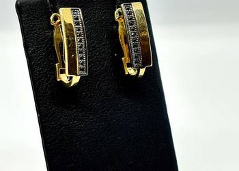 Nowe złote kolczyki pr 585 2,55g