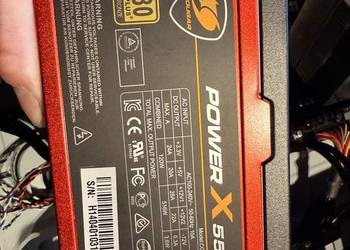 Zasilacz 550w 80 plus brozne