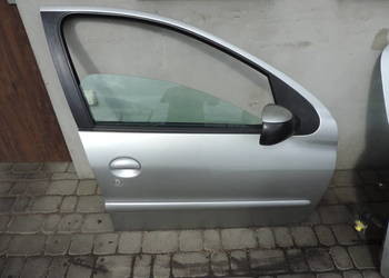 DRZWI PRAWY PRZÓD PEUGEOT 206 HB 5D FL KOLOR ETS