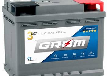 Akumulator 65Ah 650A EN Grom Premium