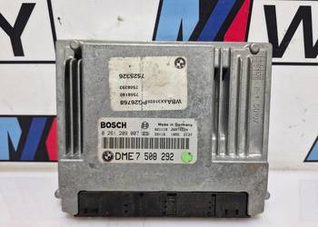 BMW E46 MODUŁ STEROWNIK KOMPUTER SILNIKA DME 7508292