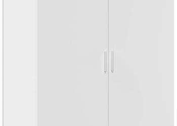 Szafka biała 79x38x80 cm materiał drewnopochodny WM-840513