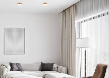 PLAFON LAMPA 12W LED 4000K ZUMA LINE SOLARI WM-TD8880-M-4K-G ZŁOTY / BIAŁY