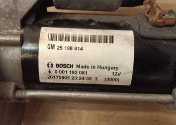 Rozrusznik corsa e Meriva Astra 4j 1.4 25198414