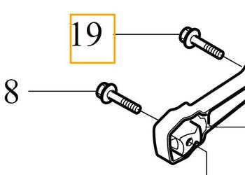 VOLVO S60 V60 XC60 sruba lapy silnika 988872