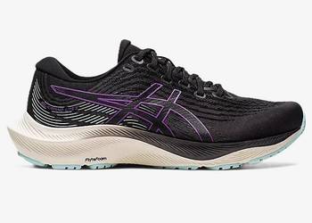 ASICS damskie buty do biegania Gel Kayano Lite 3, Black/Cyber Grape, EU42,5