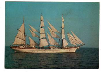 BARK SZKOLNY WYŻSZEJ SZKOŁY MORSKIEJ RFN W KILONIIGORCH FOCK