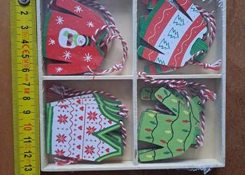 Eloy Rossmann zawieszka drewniana 12 szt sweter sweterki swetry