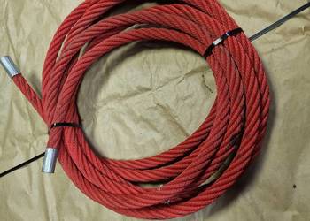 Lina polipropylenowa ZBROJONA 16m 6.5mb czerwona