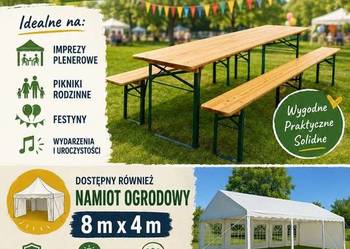 Namiot Imprezowy Zestaw Biesiadny Parasol Grzewczy Wynajem Na Imprezy Event