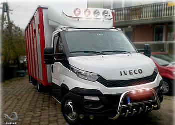 Iveco orurowanie Halogeny LED - zabudowa do żywcówki