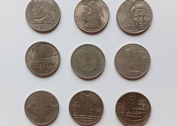 10 złotych zestaw monet 1967 - 1972