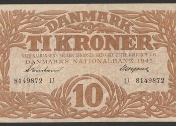 DANIA 10 KORON 1943 - U