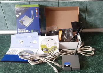 Linksys Wireless-G Router WRT54GC - z osprzętem.