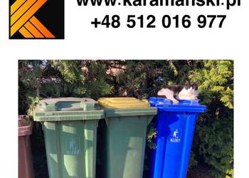 240 L używane pojemniki na odpady komunalne, 120 L, 1100 L