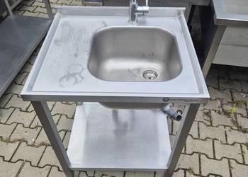 Zlew Gastronomiczny 1 Komorowy z Półką 70/60/85 B