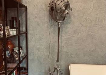 Lampa filmowa teatralna PRL loft vintage 1962 rok