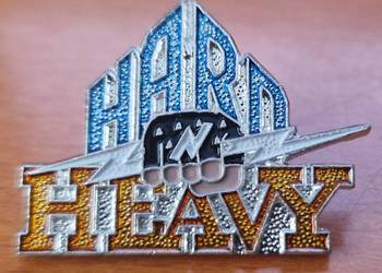 Hard N Hevy (magazyn muzyczny) - przypinka/wpinka/pin (2 szt.)