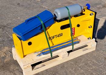 Młot hydrauliczny TOFT 450 NOWY do minikoparki z wyposażeniem