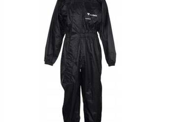 MODEKA Scotchlite kombinezon przeciwdeszczowy Black Rain + buty i rękawice