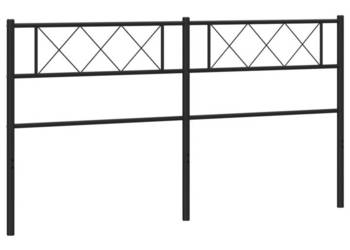 Metalowe wezgłowie czarne 200 cm WM-372315