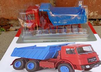 ROMAN DIESEL 19.256 DFK Kultowe ciężarówki auta PRL Deagostini model 1/43