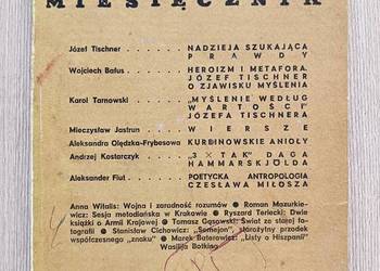 Znak miesięcznik nr 373. Józef Tischner, Daga Hammarskjolda, Czesław Miłosz