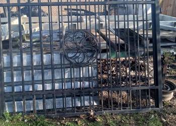 Brama z furtką ciężka