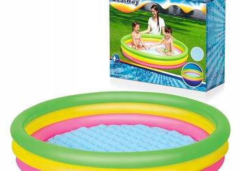 basen 152 x 30 cm z miękkim dnem 3-RINGI Bestway | 51103