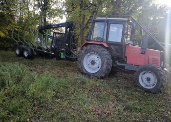 Zestaw zrywkowy Belarus 952.2 + fao far 9t pół elektryk chłodnica oleju