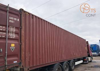 Kontener morski magazynowy 40 HC 40 DV używany 12 metrowy szczelny