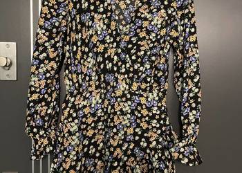 Bik bok sukienka modny wzór kwiaty floral hit blog roz.34
