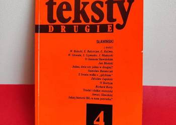 Teksty Drugie nr 4 (28) / 1994: Sławiński, IBL PAN