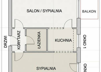 Do sprzedaży mieszkanie 40.68 metrów 2 pok Świętochłowice
