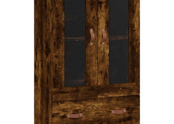 Wysoka szafka przydymiony dąb 695x31x115 cm WM-828273
