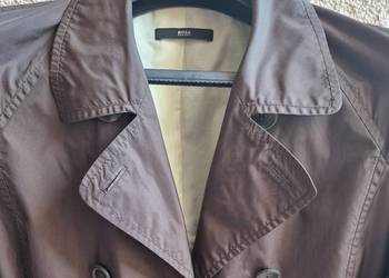 Damski płaszcz marki Boss rozm.42 jak nowy klasyczny brązowy wisena jesień