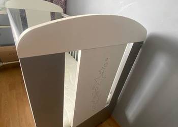 Łóżeczko dziecięce DREWEX GWIAZDKI SREBRNE 120×60 cm – stan bardzo dobry
