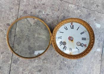 T066 Drzwiczki front ramka zegara kominkowego 112mm francuza tarcza