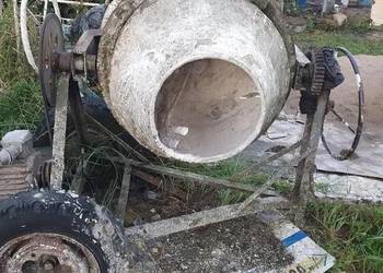 Betoniarka duża budowlana na kołach silnik 5.5kW gruba stal 3-fazowa 250L