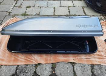 Box bagażnik dachowy srebrny Carbon EXODUS