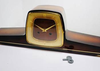 Piękny Zegar Kominkowy Art deco F.H.S Germany