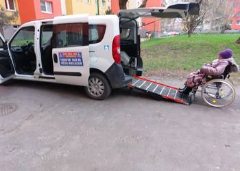 Taxi Przewóz Transport osób na wózku niepełnosprawnych