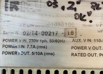 VFD4DRA01050100 DRIVE, MODEL VFD300R05 WITH BRAKE ("Z" AXIS)