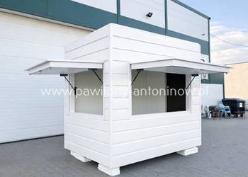 NOWY Pawilon Handlowy Kontener Gastronomiczny KAWA LODY GOFRY - PRODUCENT